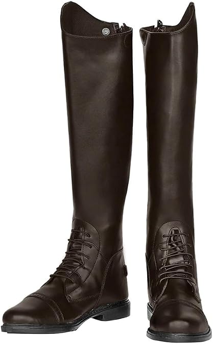 TuffRider Mens Starter Front Field Boots | Durable, Easy to Clean Water-Resistant Horse Riding Boots for Men
