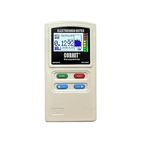 Safe Living Technologies New Cornet ED98QPro5G Electrosmog Quad-Mode Meter