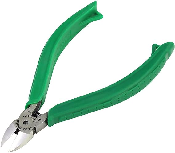 LAOA Japan Cr-V Diagonal Pliers, 5 Inch Nippers, Diagonal Cutter Pliers, Cutting Plastics Sprue, Raw Edge, Jewelry Processing, or Soft Wire, Electrictrician Tool