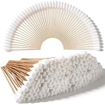 Qianyu 200 PCS Large Cotton Swabs 9.8 Inch Pet Ear Cleaning Solution Supplies Cotton Tipped Applicators Ear Swabs for Cleaning Makeup Dogs and Cats