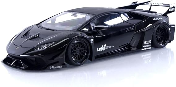 AUTOart 1/18 Liberty Walk LB-Silhouette Works Lamborghini Huracan GT Black Assembled Model