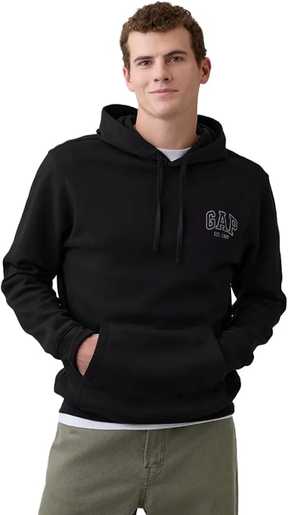 GAP Men's Hooded Est. 1969 Logo Pullover