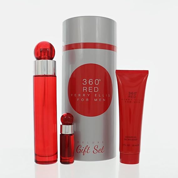 Perry Ellis 360 Red for Men - 3-Piece Gift Set