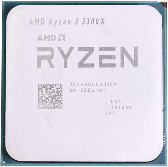 Computer Components AMD Ryzen 3 3300X R3 3300X 3.8 GHz Quad-Core 8-Thread 65W CPU Processor L3=16M 100-000000159 Socket AM4 Mature Technology