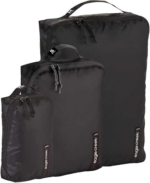 Eagle Creek Pack-It Isolate Cube Set, Black - Set XS/S/M