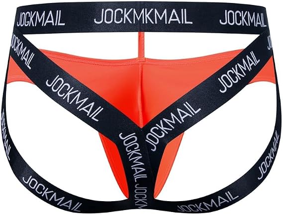 JOCKMAIL Jock Straps for Men Sexy Jockstrap Comfortable Men's Thong Underwear for Athletic, Gym & Clubwear