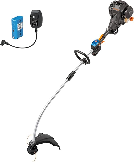 LawnMaster No-Pull 25cc 2 Cycle Engine 17'' Grass Trimmer, NPTGCP2517B