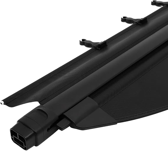 Cargo Cover Black Aluminum, PVC, Plastic no-drill