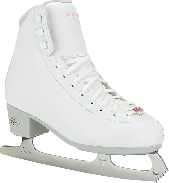 Riedell Ruby Adult Figure Ice Skates for Women and Men | Casual Skaters, Flexible Support, Ergonomic Toe and Lightweight Helios Outsole, Moisture-Wicking Lining