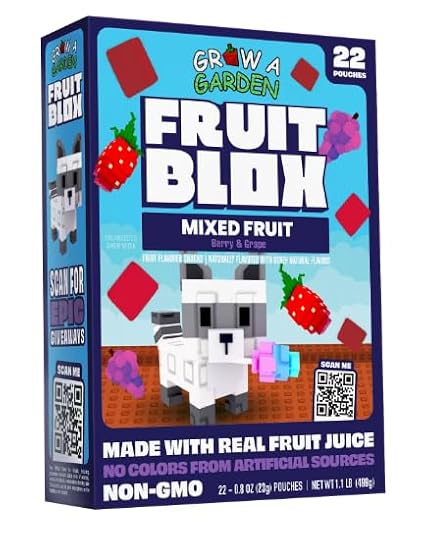 FruitBlox Mixed Fruit, Berry and Grape Snacks