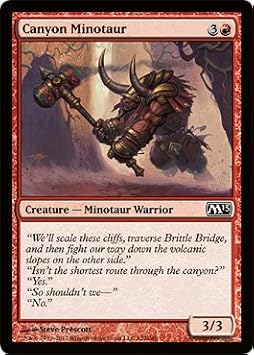 Magic: the Gathering - Canyon Minotaur (122) - Magic 2013