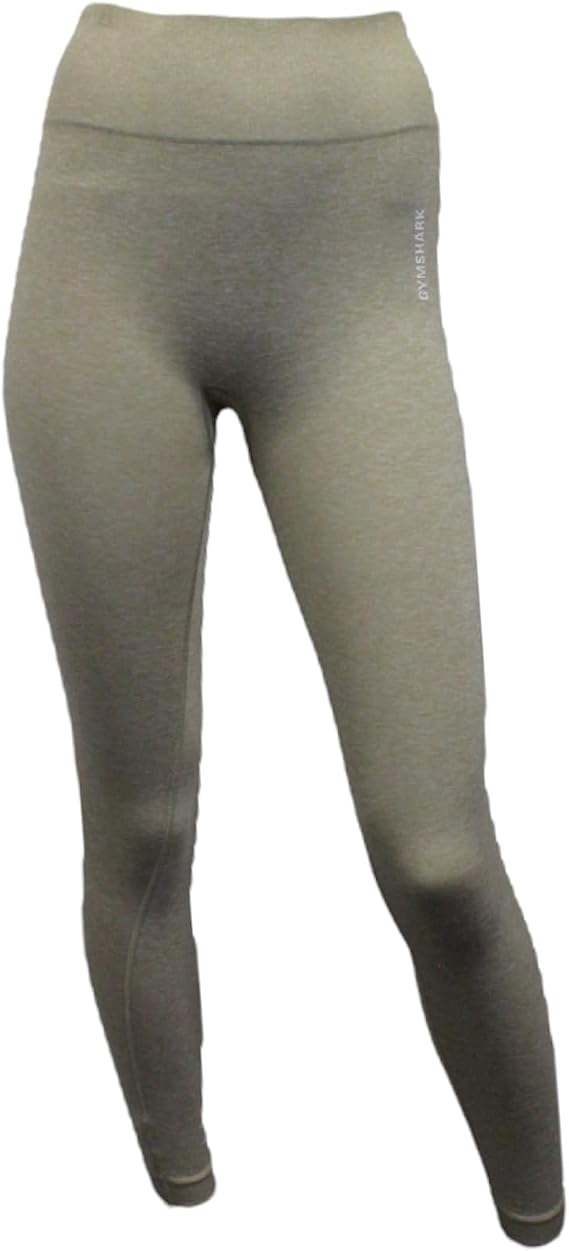 GYMSHARK Adapt Marl Seamless Full Length Leggings, Moss Grey, Large [Variation]