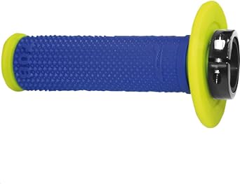 Pro Grip 708 Grips with Latch - Neon Blue Yellow