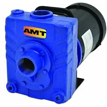 AMT 282M-98 1.5" Stainless Steel self-Priming Centrifugal Pump, Viton Seal, 3hp TEFC, 3 Phase