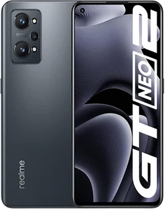 realme GT 2 Pro 5G Dual 256GB 12GB RAM Factory Unlocked (GSM Only | No CDMA - not Compatible with Verizon/Sprint) - Steel Black
