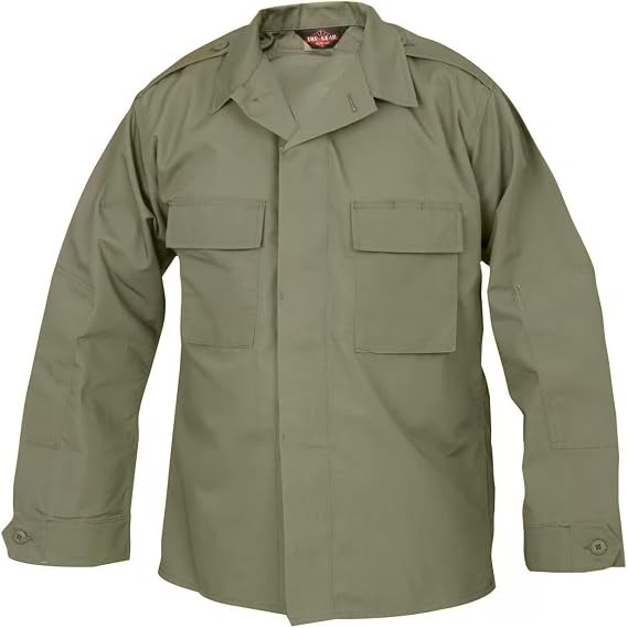 Tru-Spec Men's Long Sleeve Tactical Shirt - Two Bellowed Chest Pockets, Durable Workwear fit,