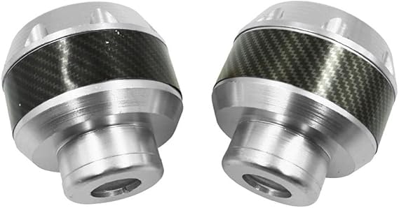 Slider Cup Anti Collision Protector for Motorcycle and Electric Scooter - Front Fork Frame Slide Kit with Aluminum Alloy Crash Pad, Fitment(Silver)