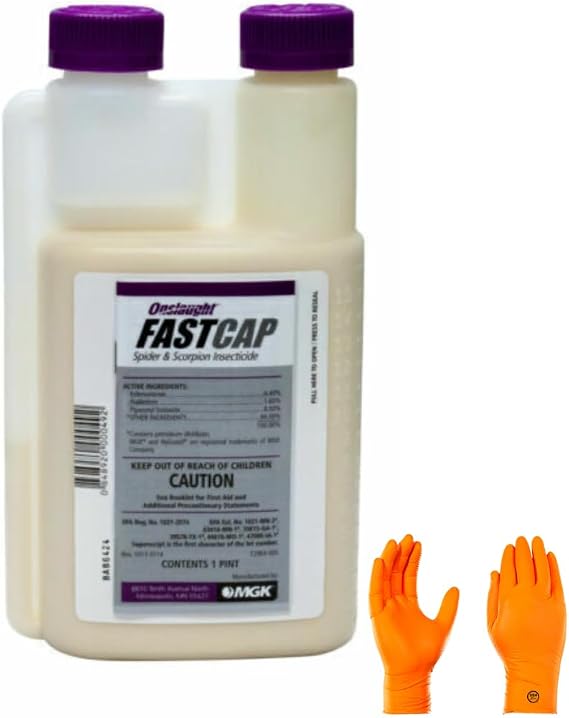 Onslaught Fast-Cap Spider & Scorpion 16 oz Insecticide - for Indoor/Outdoor use, Long-Lasting Residual Control Against Scorpions, Spiders, and Other Insects