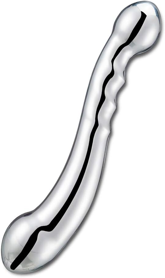 Huge and Hefty Pure G Spot Metal Wand Medical Grade 316 Polished Stainless Massage Wand