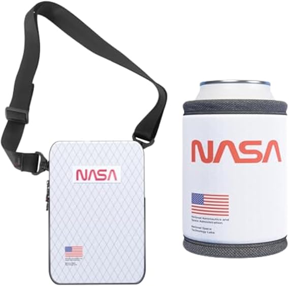 PHOOZY Orion Tech Bag - NASA Edition - Ultralight, Rugged Protection for Your Devices- Weatherproof X-Tech Shell with RFID Blocking Pocket for Complete Protection + Insulated Can Cooler