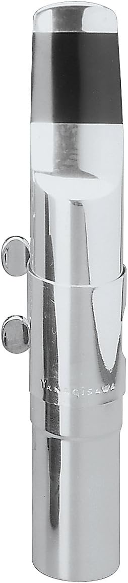 Yanagisawa Y27069 Y-2706 Baritone Saxophone Silver-Plated Metal Mouthpiece Kit with Ligature & Cap, 9