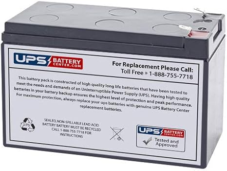 Ritar RT1290, RT 1290 12V 9Ah UPS Replacement Battery