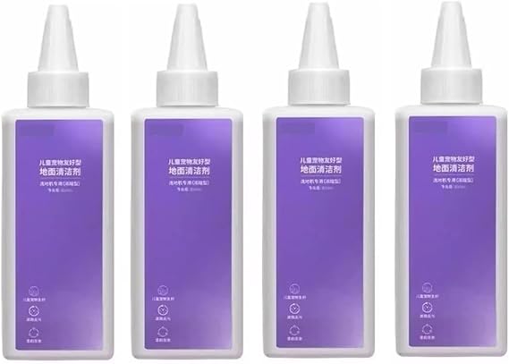 Floor Cleaning Solution Liquid, Compatible For Narwal S10/S20 Pro Narwhals S2 Island/F1/S1Max, Vacuum Cleaner Special Fluid 200ml Accessories(4pcs)