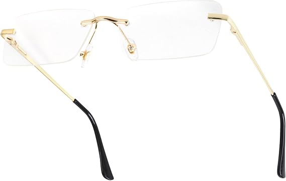 Rimless Rectangle Sunglasses