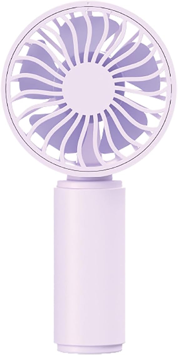 Personal Fans Portable Rechargeable, Portable 5 Speeds Adjustable Powerful Hand Fan Foldable,Ultra Quiet Rechargeable Lightweight Hand Held Fan for Outdoor Traveling Hiking Vacation