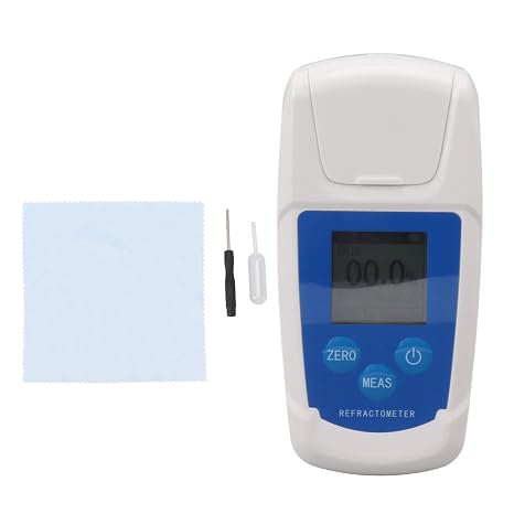 0-55% Brix Refractometers, Digital High Accuracy Sugar Content Testers for Fruit Juices Drinks - Brix Meters for Measuring Density