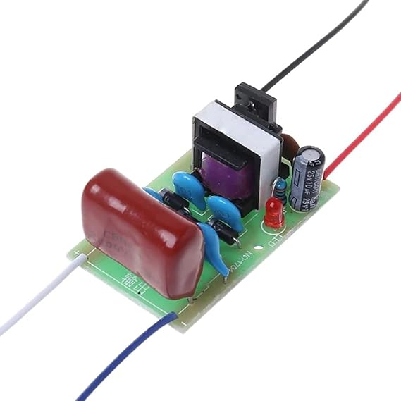 DC3.7V to 1800V Booster Module Step Up Super Arc Pulse DC Motor with High Voltage Capacitor