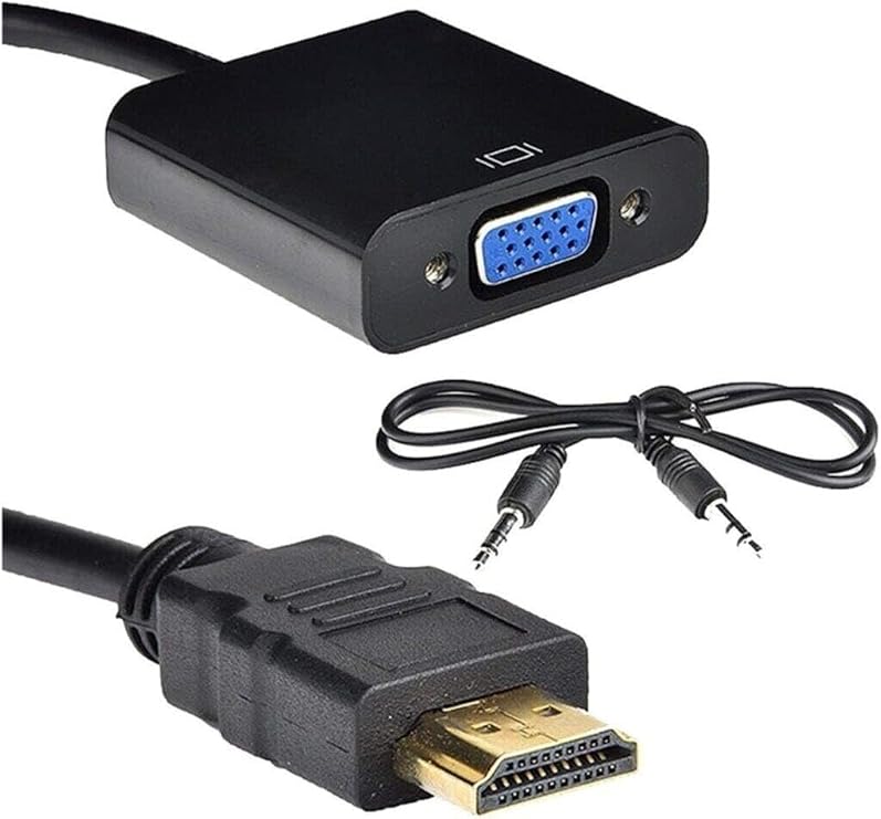 4488 Hdmı To Vga Ses Destekli Monitör Dönüştürücü Kablo Çevirici Adaptör