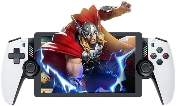 M28 Retro Handheld Game Console,30+ Emulators,Retro Game Console ,EmuELEC System,7.1 LCD HD Screen Portable Video Game Console,4000mAh (128G 20000+ Games)