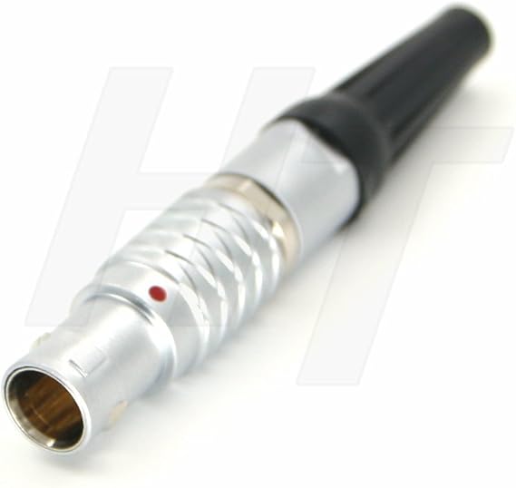 HangTon 0B FGG 7 Pin Male Connector Cable Plug for Trimble R12 R10 GPS Receiver Tilta Nucleus M Motor Follow Focus Data Power (7P, Plug)
