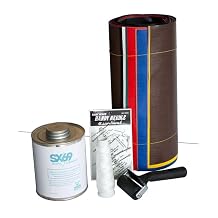 Moose Vinyl Deluxe Repair Kit Includes 32oz Sx Glue, Assorted Patches, Needles, Thread, Roller (Solid)
