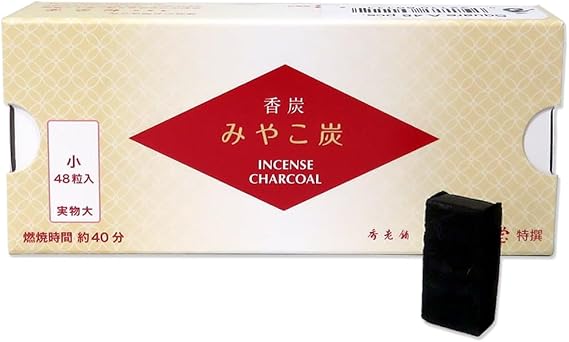 Shoyeido Square Charcoal Type A (48 pcs.)
