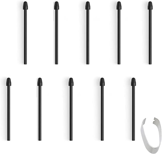 10 PCS EMR Digital Pen Tips for Remarkable 1/2, Note Air2 Plus Stylus Marker Pen Plus Replacement Soft Nibs,Tips with Tool
