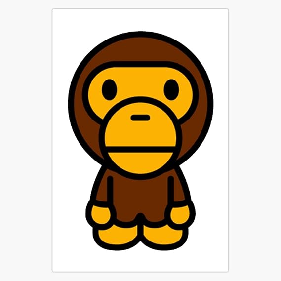 Milo The Monkey Vinyl Decal Bumper Sticker 5"