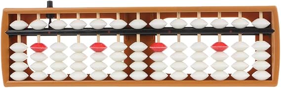Portable Japanese 13 Digits Column Abacus Soroban Caculating School F