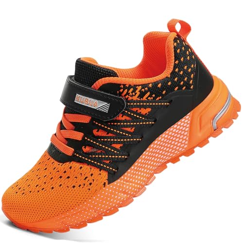 KUBUA Kids Sneakers for Boys Girls Running Tennis Shoes Lightweight Breathable Sport Athletic