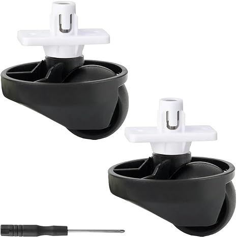 Front Caster Replacement Parts for Roborock S4 S6 S6 Pure S5 MAX S6 Maxv S7 S7+ S7 Maxv Ultra S70 S75 Q5 Q7 Max Series Robot Cleaners Universal Low Noise Front Wheel Accessories Kit