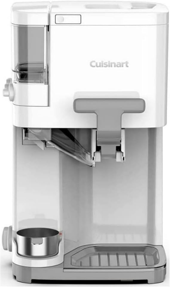 Cuisinart Mix It In Ice Cream Maker Machine, 1.5 Quart Mix It In Soft Serve, Yogurt, Sorbet, Sherbet Maker, White, ICE-45P1