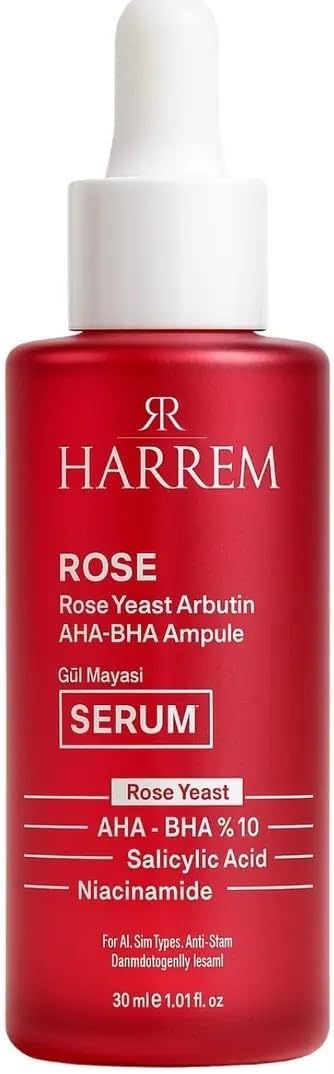 Rose Series Leke Karşıtı Gül Mayası Arbutin Aha Bha Serum 30 ML