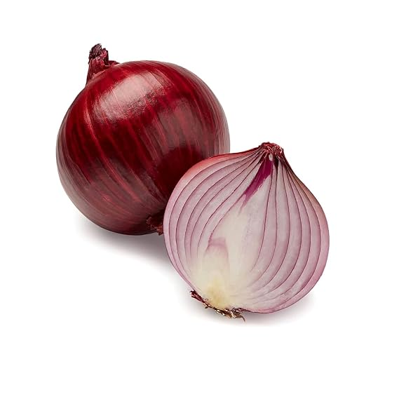 Brownie Brand Red Burgundy Onion Seeds Organic Seeds, Heirloom, Non-GMO, High-Yield Short-Day Variety, Sweet Mild Flavor, Perfect for Salads, Salsas & Home Gardens (1/4 Pound)