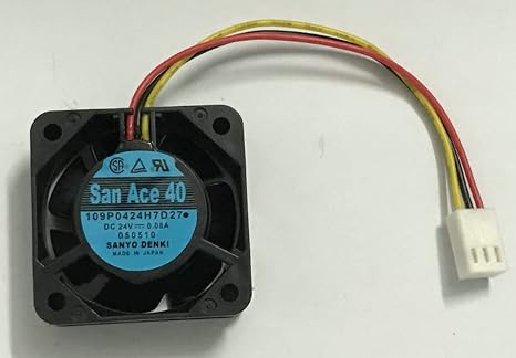 109P0424H7D27 San Ace 40 4015 DC24V 0.08A 4cm 3-Wire Cooling Fan