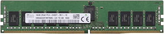 SK HYNIX 16GB HMA82GR7MFR8N-UH DDR4-2400 ECC RDIMM 2Rx8 PC4-19200T-R CL17 Server Memory
