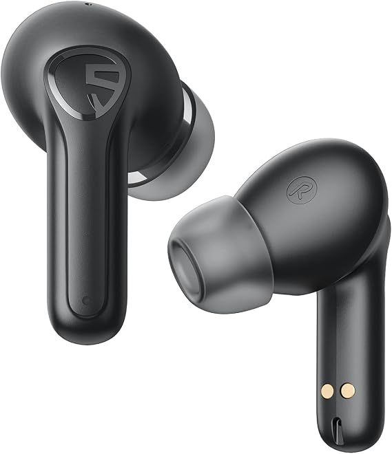 SoundPEATS Life Wireless Earbuds, Active Noise Cancelling Bluetooth 5.2 Headphones, Wireless Earphones with Dual Mic AI ENC for Clear Calls, Transparency Mode, 25Hrs Playtime, Immersive Sound