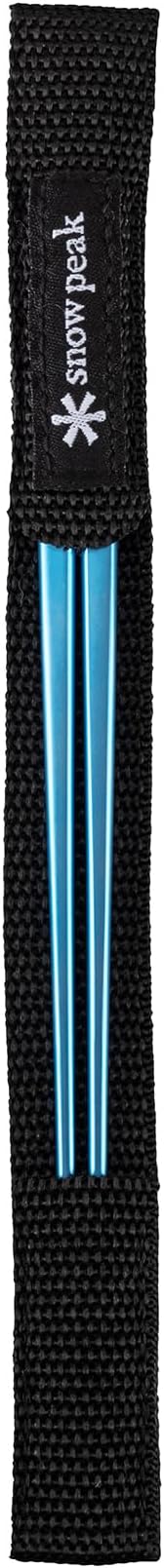 Snow Peak Titanium Chopsticks, Blue, Lightweight Durable Chopsticks for Home, Camping & Outdoors
