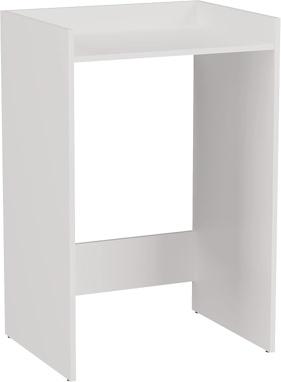 CDF COMO - Bathroom Storage Cabinet for Washing Machine - Freestanding Bathroom Unit with Shelf - Space-Saving Laundry Room Organizer - 64 x 50 x 97.5 cm
