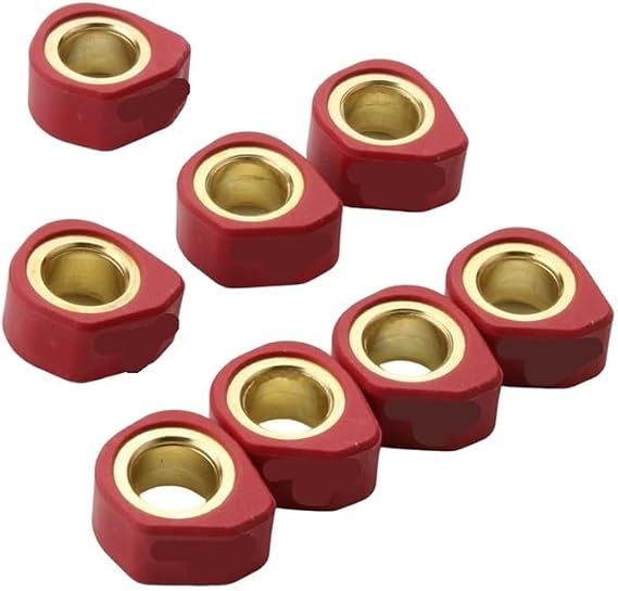 8pc Roller Set Variator Weights 20x12mm 9g 11g 13g 16g Scooter For Ky Do 300i K-X Pe GT200i GT300i(20x12mm 13g)
